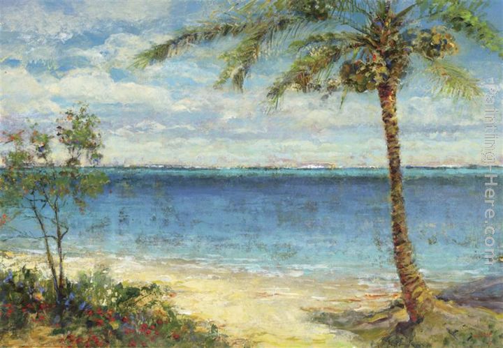 Island of Paradise painting - Michael Longo Island of Paradise art painting